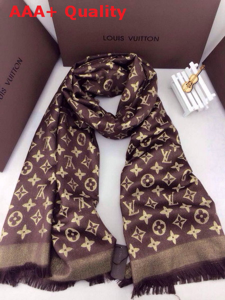 Louis Vuitton Monogram Cashmere Scarf Replica