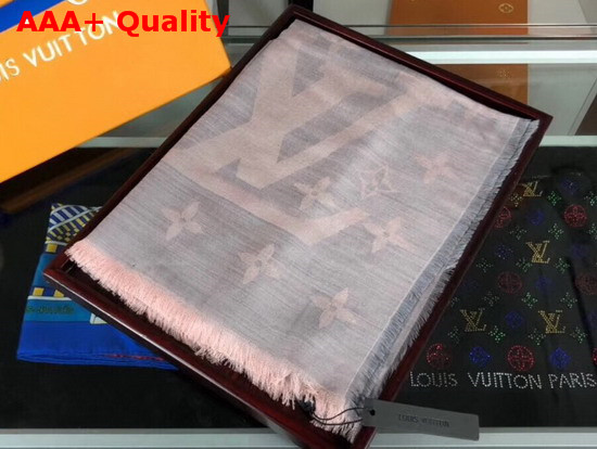 Louis Vuitton Monogram Cashmere Stole in Pink Replica