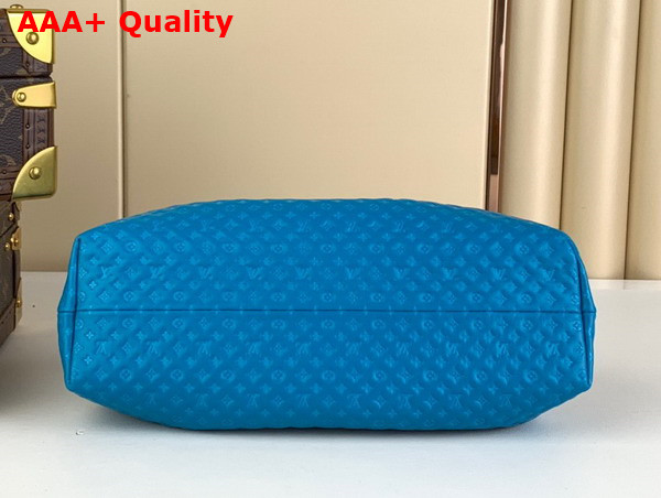 Louis Vuitton Monogram Clutch in Blue Calfskin Leather M22325 Replica