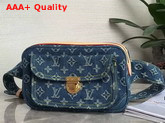 Louis Vuitton Monogram Denim Bumbag in Blue Replica