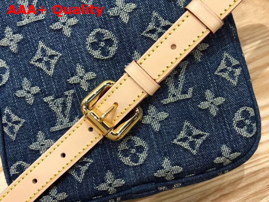 Louis Vuitton Monogram Denim Crossbody Bag in Blue Replica