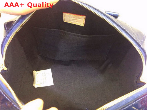 Louis Vuitton Monogram Vernis Leather Montana In Blue Replica