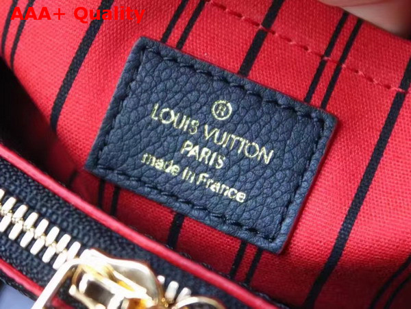 Louis Vuitton Montaigne BB Monogram Empreinte Marine Rouge M42747 Replica
