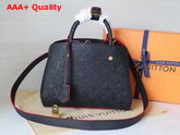 Louis Vuitton Montaigne BB Monogram Empreinte Marine Rouge M42747 Replica