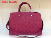 Louis Vuitton Montaigne GM Red Replica