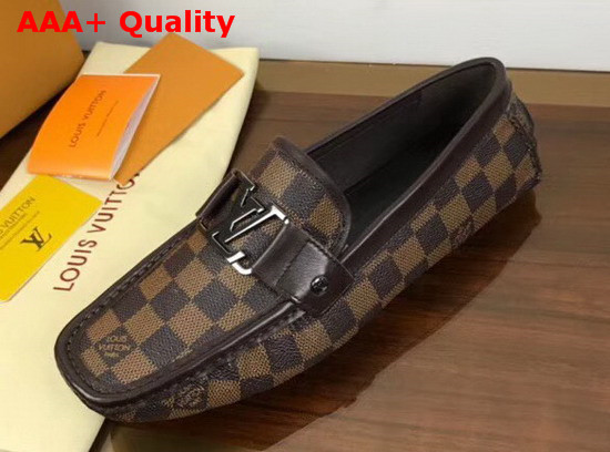 Louis Vuitton Monte Carlo Loafer Damier Ebene Canvas Replica