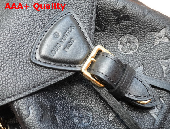 Louis Vuitton Montsouris Backpack Noir Monogram Empreinte Leather M45205 Replica