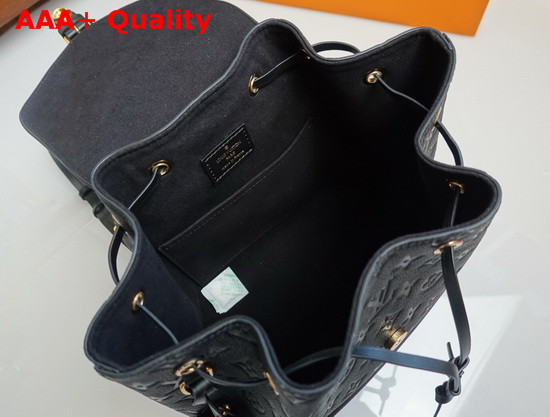 Louis Vuitton Montsouris Backpack Noir Monogram Empreinte Leather M45205 Replica