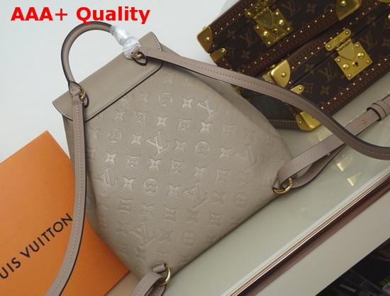 Louis Vuitton Montsouris Backpack Tourterelle Monogram Empreinte Leather M45410 Replica