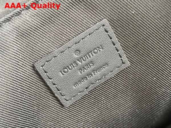 Louis Vuitton Montsouris Backpack in Black Taurillon Monogram Leather Embossed with the Monogram Motif M23127 Replica