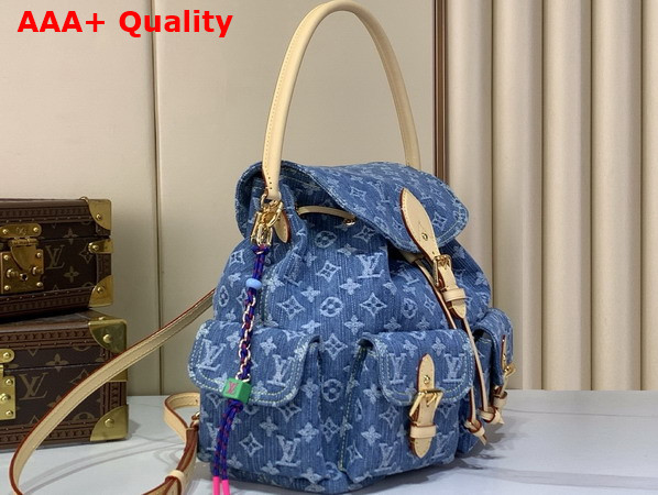 Louis Vuitton Montsouris Cargo Backpack Monogram Denim M27330 Replica