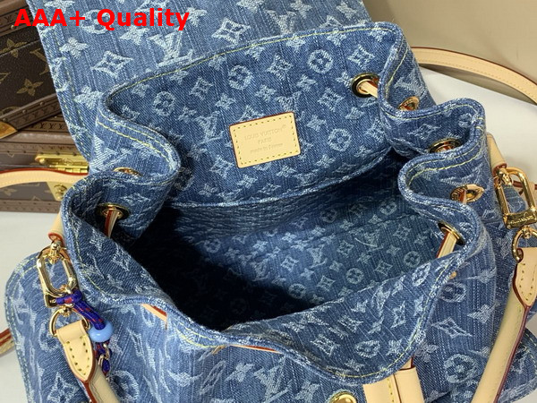 Louis Vuitton Montsouris Cargo Backpack Monogram Denim M27330 Replica