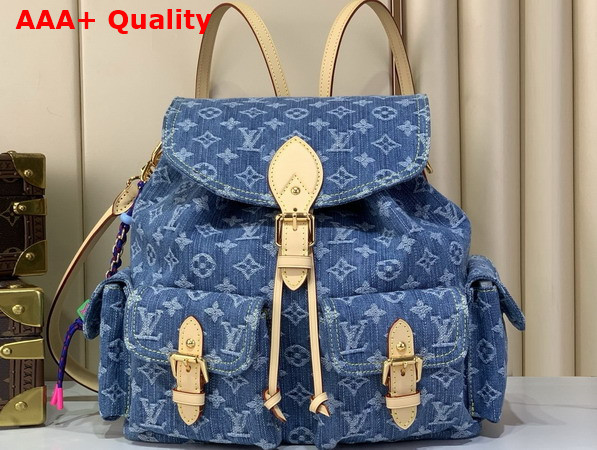 Louis Vuitton Montsouris Cargo Backpack Monogram Denim M27330 Replica