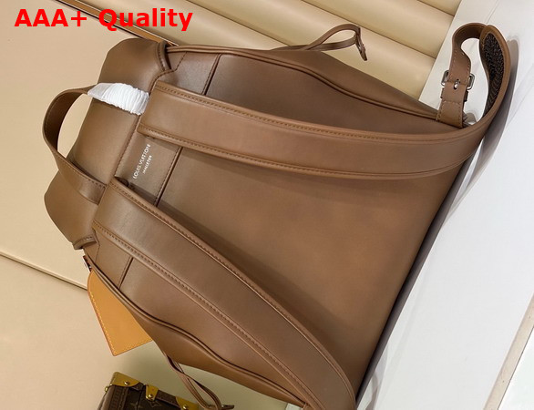 Louis Vuitton Montsouris Cargo Backpack in Caramel Calfskin Leather M28380 Replica