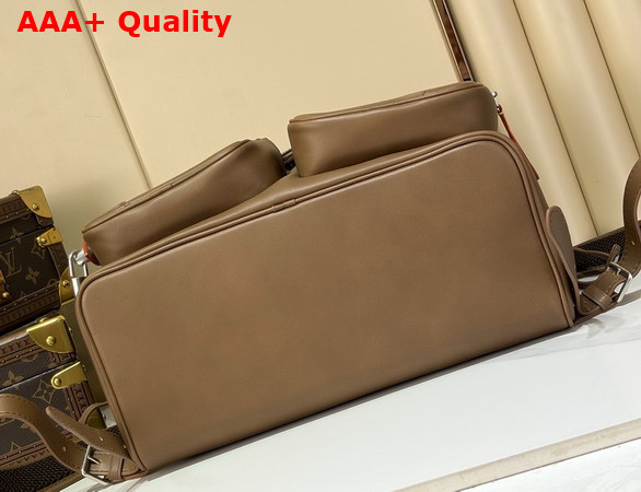 Louis Vuitton Montsouris Cargo Backpack in Caramel Calfskin Leather M28380 Replica