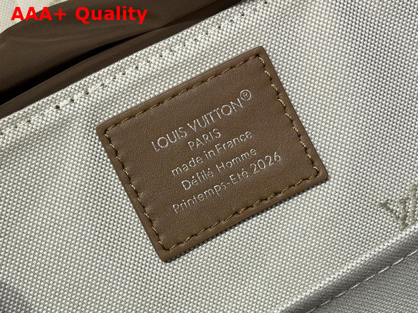 Louis Vuitton Montsouris Cargo Backpack in Caramel Calfskin Leather M28380 Replica