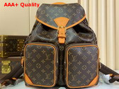 Louis Vuitton Montsouris Cargo Backpack in Monogram Coated Canvas M14015 Replica