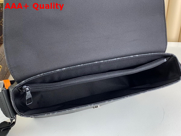 Louis Vuitton Montsouris Messenger Bag in Monogram Eclipse Coated Canvas Replica