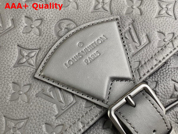 Louis Vuitton Montsouris Messenger Bag in Taurillon Monogram Embossed Cowhide Leather Replica