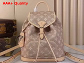 Louis Vuitton Montsouris PM Backpack in Meowgram Coated Canvas M15135 Replica