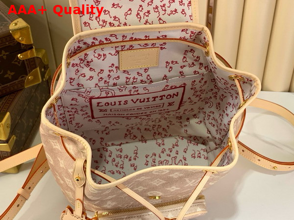 Louis Vuitton Montsouris PM Backpack in Meowgram Coated Canvas M15135 Replica