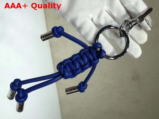 Louis Vuitton Mr Louis Bag Charm and Key Holder Blue M62884 Replica