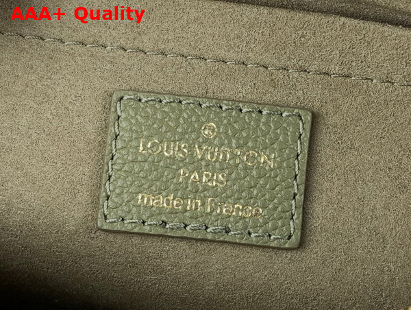 Louis Vuitton Multi Pochette Accessoires Cross Body Bag in Khaki Monogram Empreinte Leather Replica