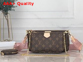 Louis Vuitton Multi Pochette Accessoires Digital Elclusive Prelaunch Rose Clair M44840 Replica
