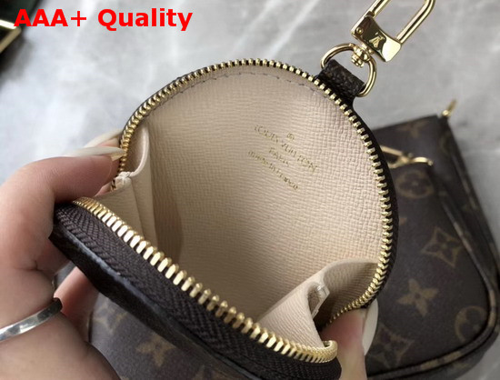 Louis Vuitton Multi Pochette Accessoires Monogram Canvas with Mickey Mouse Print Replica