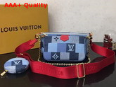 Louis Vuitton Multi Pochette Accessoires Patchwork of Damier and Monogram Motifs M44990 Replica