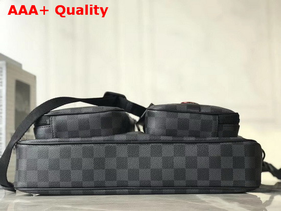 Louis Vuitton Multi Pocket Briefcase in Damier Graphite Canvas Replica