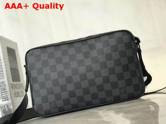 Louis Vuitton Multi Pocket Messenger Bag in Damier Graphite Canvas Replica