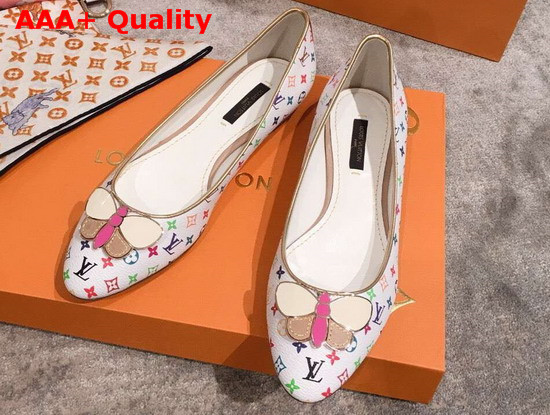 Louis Vuitton Multicolor Canvas Ballerina Shoes Replica