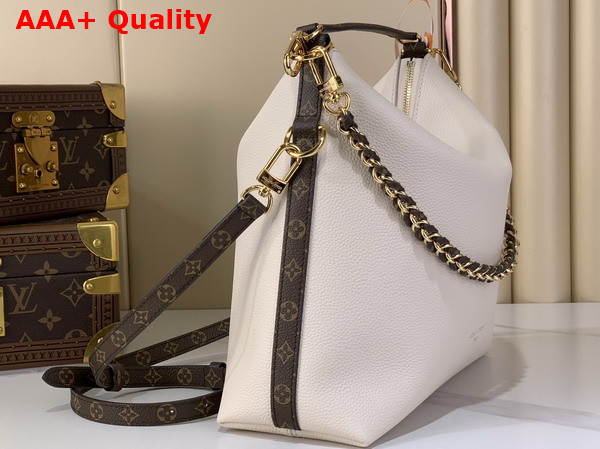 Louis Vuitton Multipass Handbag in Cream Calfskin Leather Replica