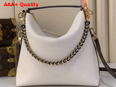 Louis Vuitton Multipass Handbag in Cream Calfskin Leather Replica