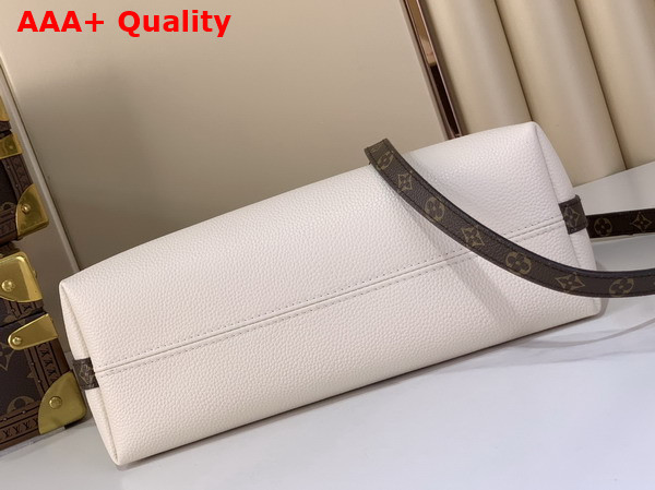 Louis Vuitton Multipass Handbag in Cream Calfskin Leather Replica