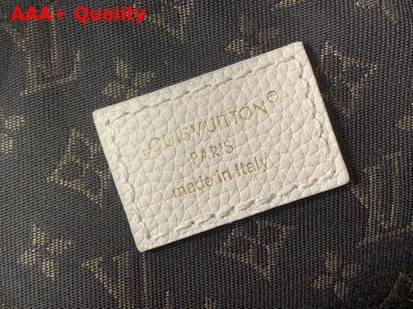 Louis Vuitton Multipass Handbag in Cream Calfskin Leather Replica