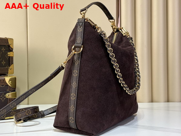 Louis Vuitton Multipass Handbag in Mahogany Suede Calfskin M2A468 Replica