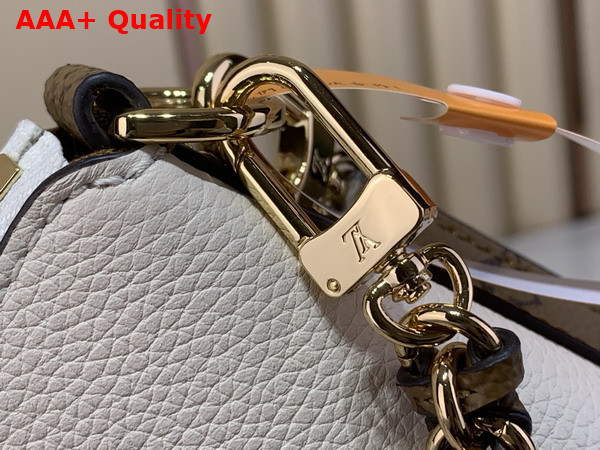 Louis Vuitton Multipass Mini Handbag in Cream Calfskin Leather Replica