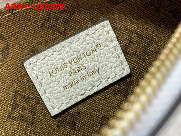 Louis Vuitton Multipass Mini Handbag in Cream Calfskin Leather Replica