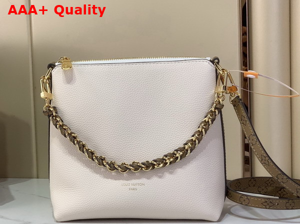 Louis Vuitton Multipass Mini Handbag in Cream Calfskin Leather Replica
