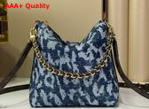 Louis Vuitton Multipass Mini Silver Blue Textile M3A389 Replica