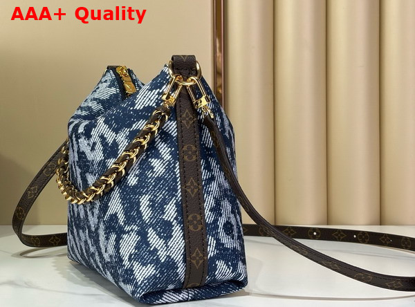 Louis Vuitton Multipass Mini Silver Blue Textile M3A389 Replica