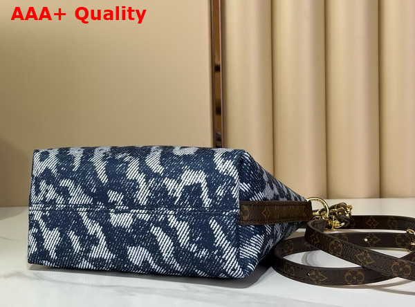 Louis Vuitton Multipass Mini Silver Blue Textile M3A389 Replica