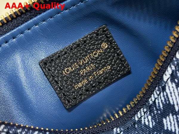 Louis Vuitton Multipass Mini Silver Blue Textile M3A389 Replica