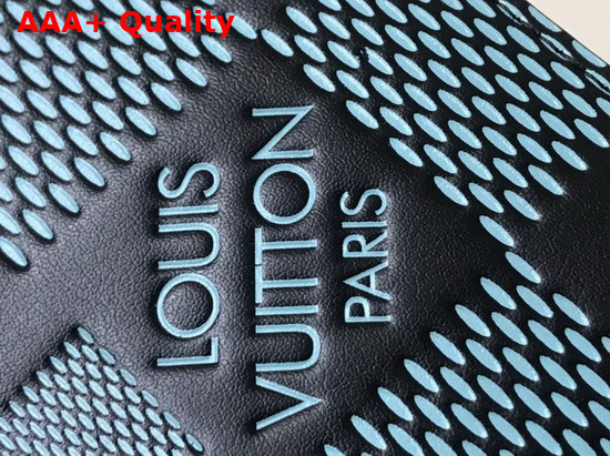 Louis Vuitton Multiple Wallet Aquamarine Damier Infini 3D Cowhide Leather N60440 Replica