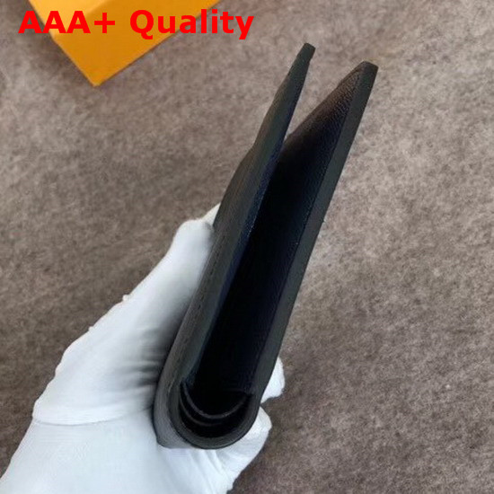 Louis Vuitton Multiple Wallet Epi Black LV Circle Signature Replica
