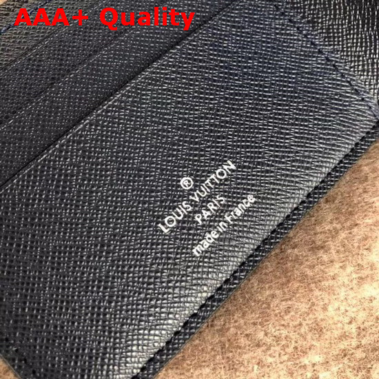 Louis Vuitton Multiple Wallet Epi Black LV Circle Signature Replica
