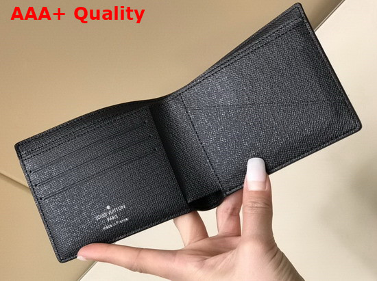 Louis Vuitton Multiple Wallet Gray Damier Graphite 3D Coated Canvas N60434 Replica