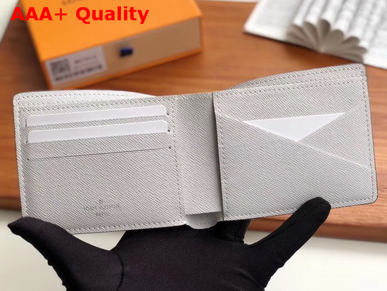 Louis Vuitton Multiple Wallet Monogram White Canvas Decorated with Colorful Printed Stickers M67819 Replica